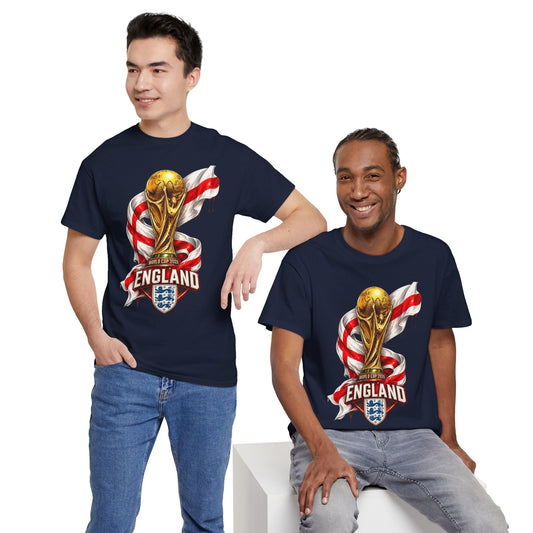 England World Cup Trophy T‑Shirt — St George's Cross Football Fan Tee