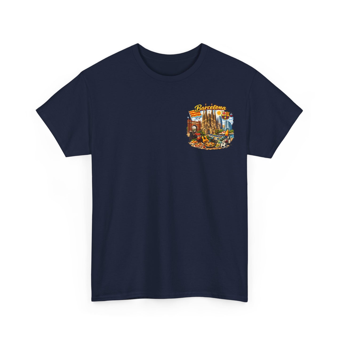 Barcelona Souvenir T‑Shirt — Vintage City Collage Tee