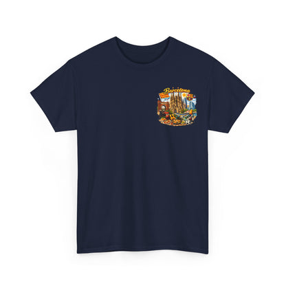 Barcelona Souvenir T‑Shirt — Vintage City Collage Tee