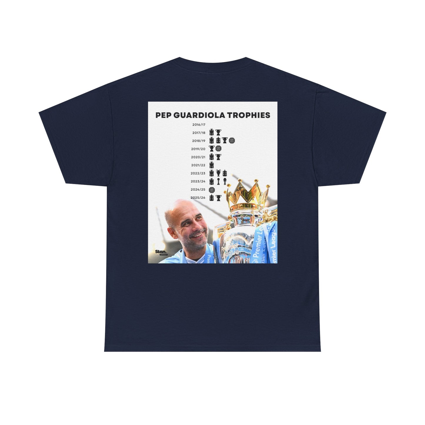 Pep Guardiola Trophies Graphic Tee