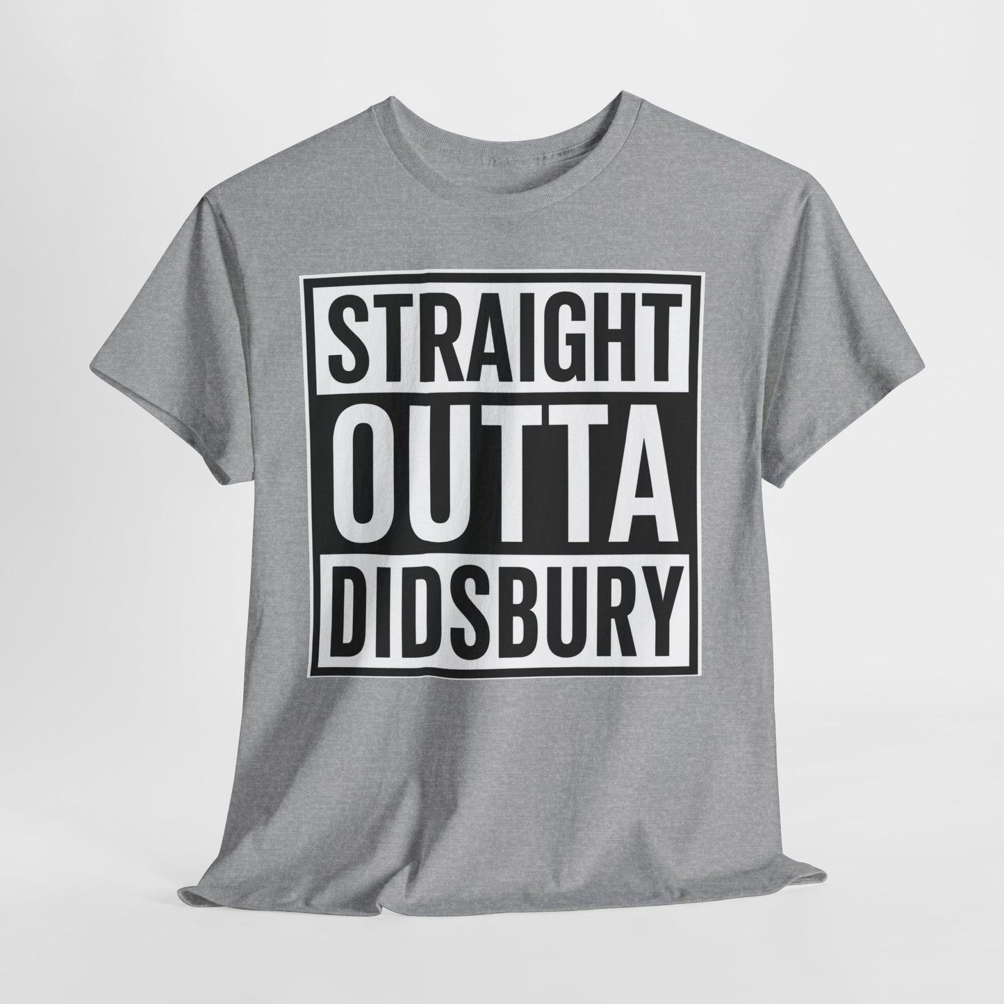 Straight Outta Didsbury T‑Shirt — Graphic City Pride Tee