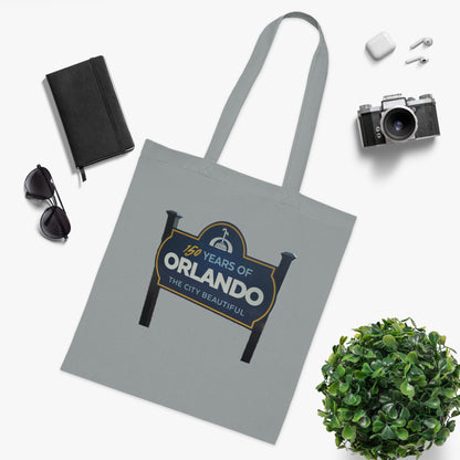 Orlando 150 Years Tote Bag — 'The City Beautiful' Cotton Market Tote