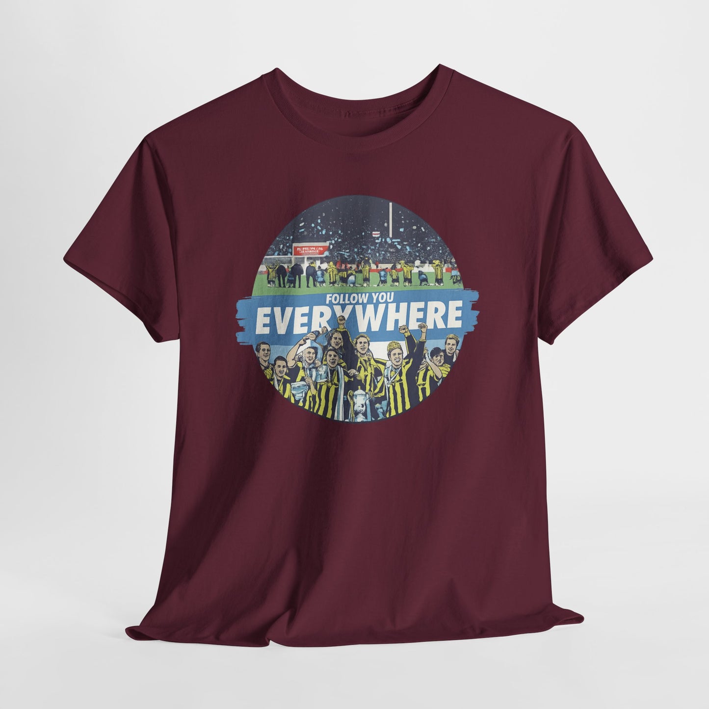 Manchester City T-Shirt — Follow Me Everywhere Soccer Fan Design