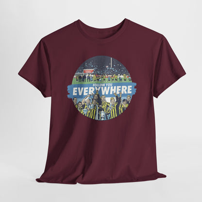 Manchester City T-Shirt — Follow Me Everywhere Soccer Fan Design