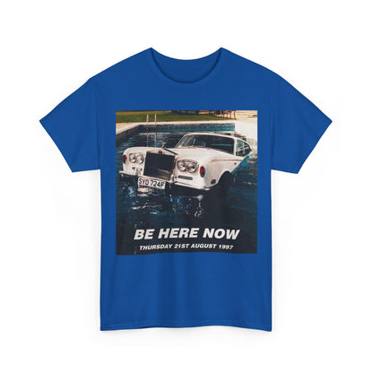 Oasis Be Here Now Vintage Graphic Tee — Retro Aesthetic T‑Shirt (Thursday 21st August 1997)