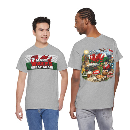 Wales Pride T-Shirt — 'Make Wales Great Again' Welsh Dragon Tee