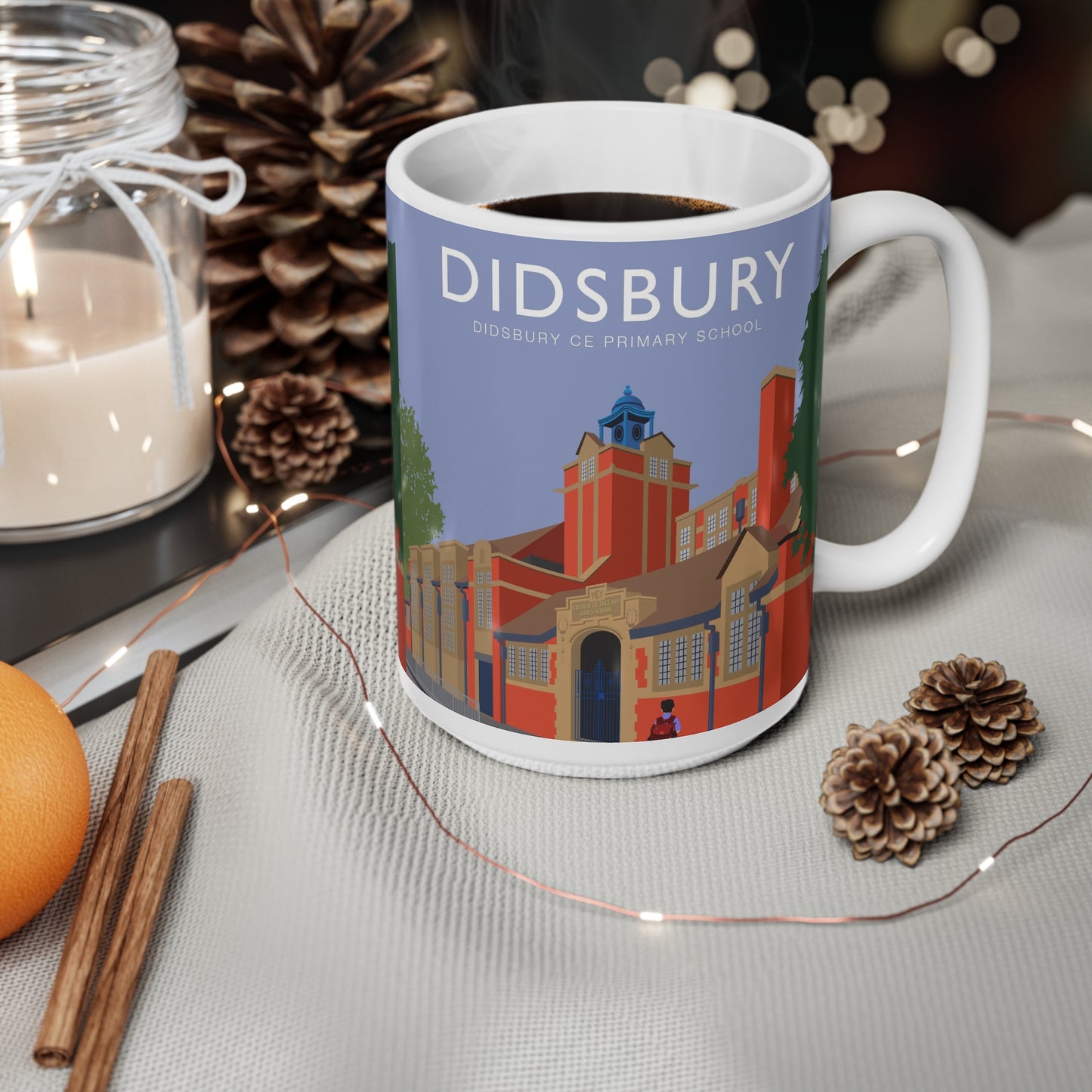 Didsbury Elm Grove C of E Primary School Ceramic Coffee Cup (11oz & 15oz)