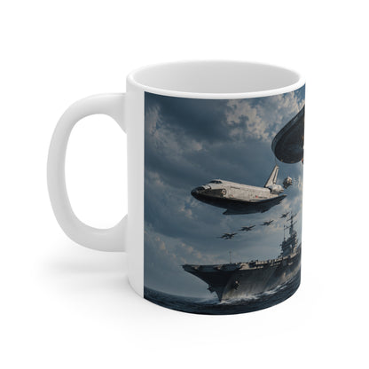 Ships Named ENTERPRISE Mug — Sci‑Fi Naval Spacecraft Coffee Cup (11oz & 15oz)