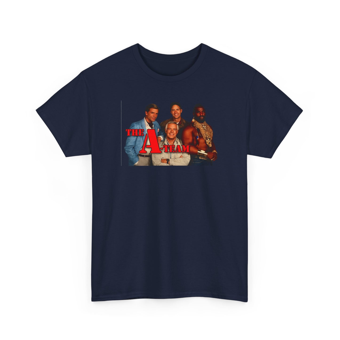 A-Team Graphic Tee — Retro TV Series Logo & Character Poster T-Shirt