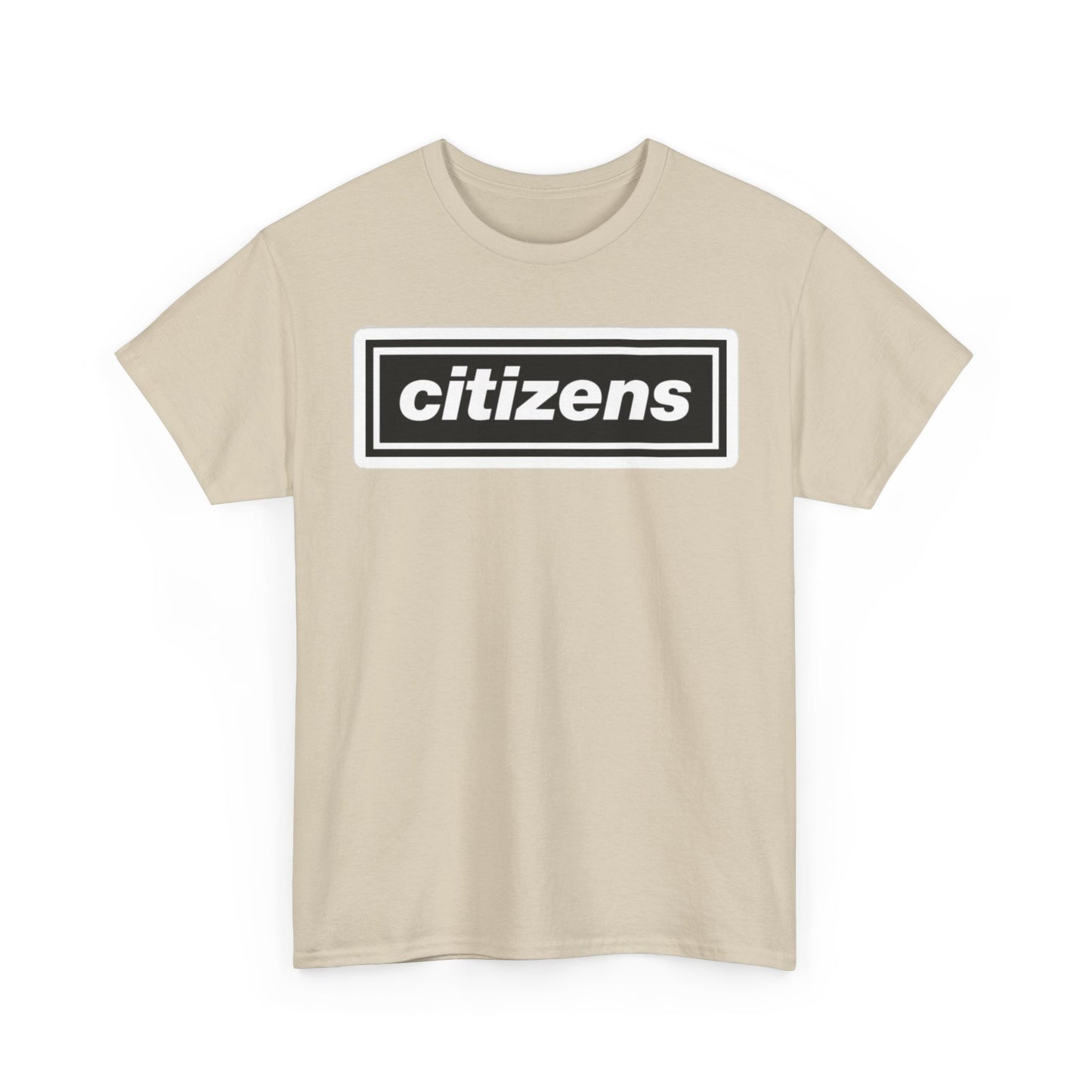 Citizens Manchester City Logo T-Shirt — Minimal Retro Box-Logo Tee