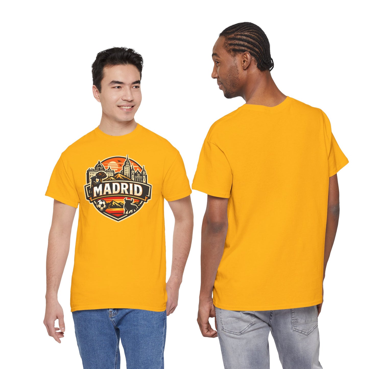 Madrid Skyline Soccer Crest T-Shirt