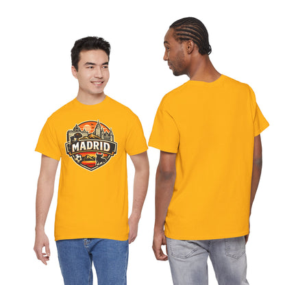Madrid Skyline Soccer Crest T-Shirt
