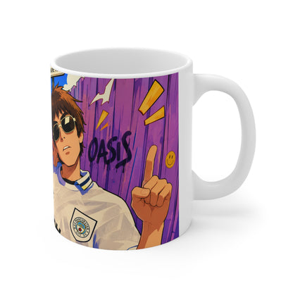 Oasis Noel & Liam Anime Ceramic Coffee Cup
