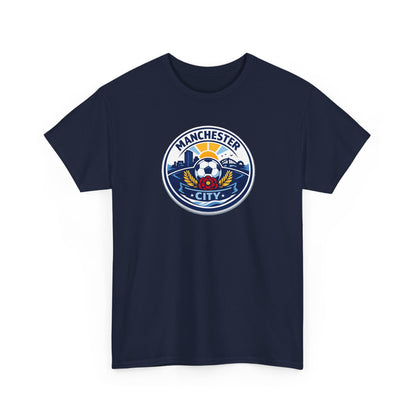 Manchester City Crest T-Shirt — Soccer Fan Tee