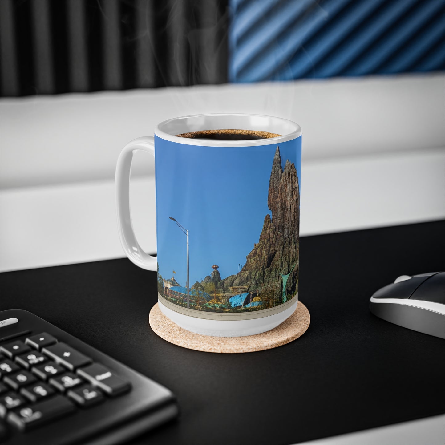 Volcano Bay Scenic Ceramic Coffee Mug — 11oz & 15oz Travel Park Photo