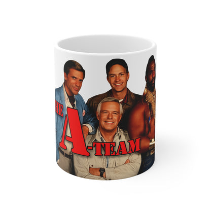 A-Team Retro Cast Ceramic Mug — Vintage 11oz & 15oz Coffee Cup
