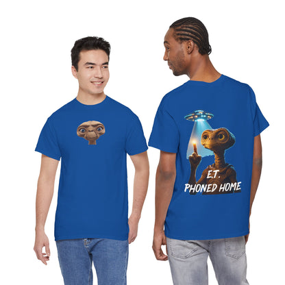 E.T. Phoned Home Tee — Retro Sci‑Fi Alien Graphic T-Shirt