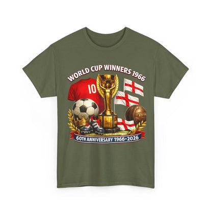 1966 World Cup Winners T‑Shirt — 60th Anniversary England Football Tribute