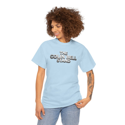 T-Shirt — “The Colin Bell Stand” Retro Chrome Text Tee