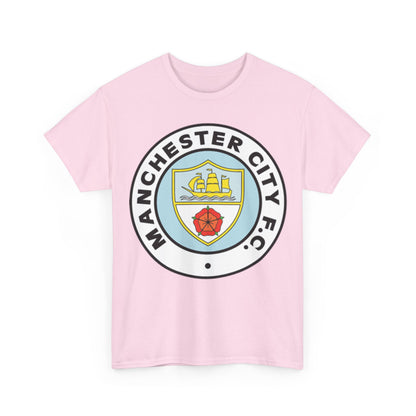 Manchester City F.C. Retro Crest T-Shirt – Retro Football Fan Tee