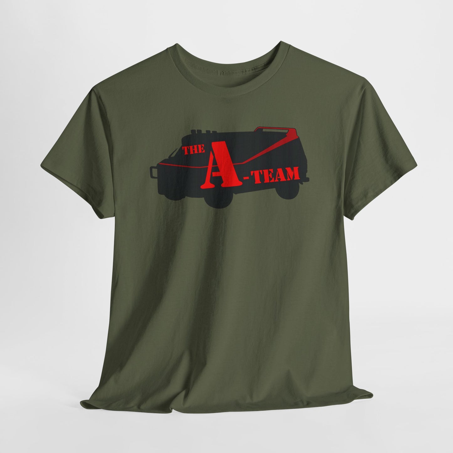 A-Team Van Graphic Tee — Retro Action TV Logo T-Shirt