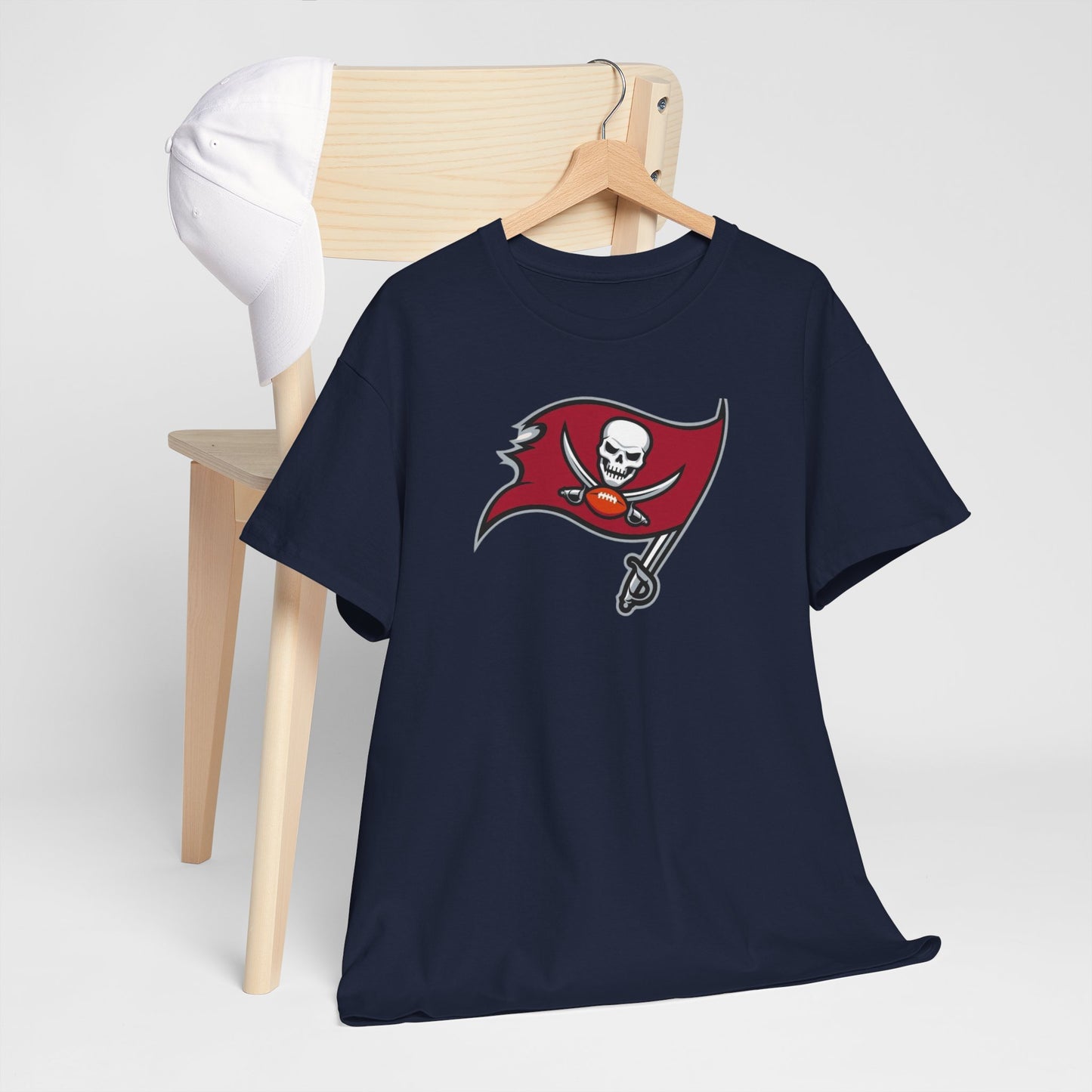 Tampa Bay Buccaneers Flag T-Shirt — Football Pirate Logo Tee