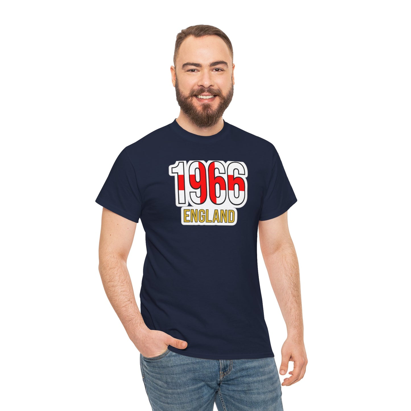 1966 England T‑Shirt – Retro World Cup Winners Football Tee