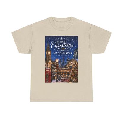 Manchester Christmas Tee — Merry Christmas 2026 Holiday T‑Shirt