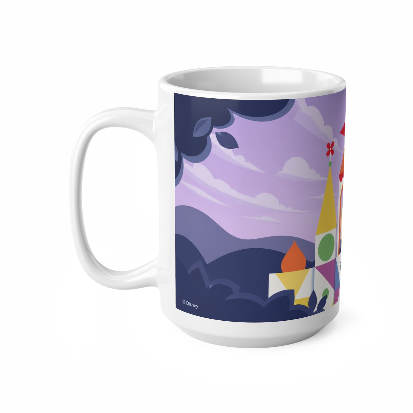 It's a small world Mug — Colorful Fantasy Castle Ceramic Coffee Cup (11oz & 15oz)