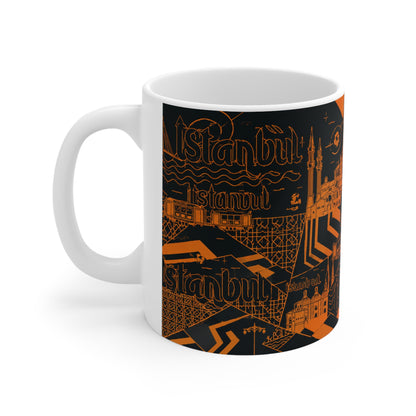 2026 Europa League Final Programme Cover Inspired Ceramic Coffee Cup (11oz/15oz)