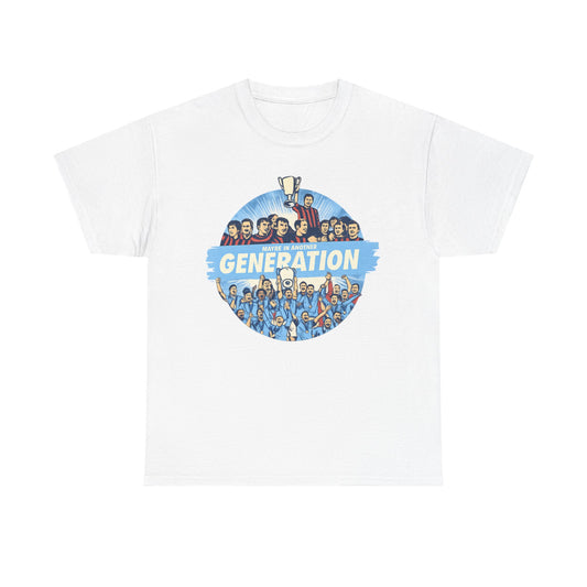 Manchester City Maybe in Another Generation Champions T‑Shirt — Retro Team Fan Tee