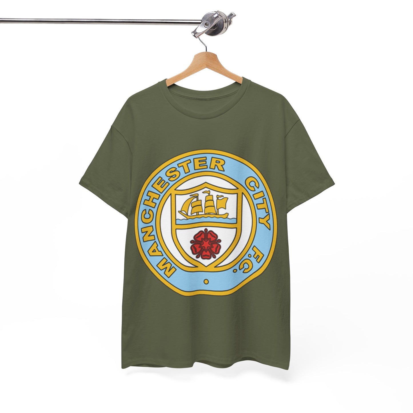 Manchester City FC Retro Crest T-Shirt – Retro Football Fan Tee