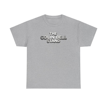 T-Shirt — “The Colin Bell Stand” Retro Chrome Text Tee