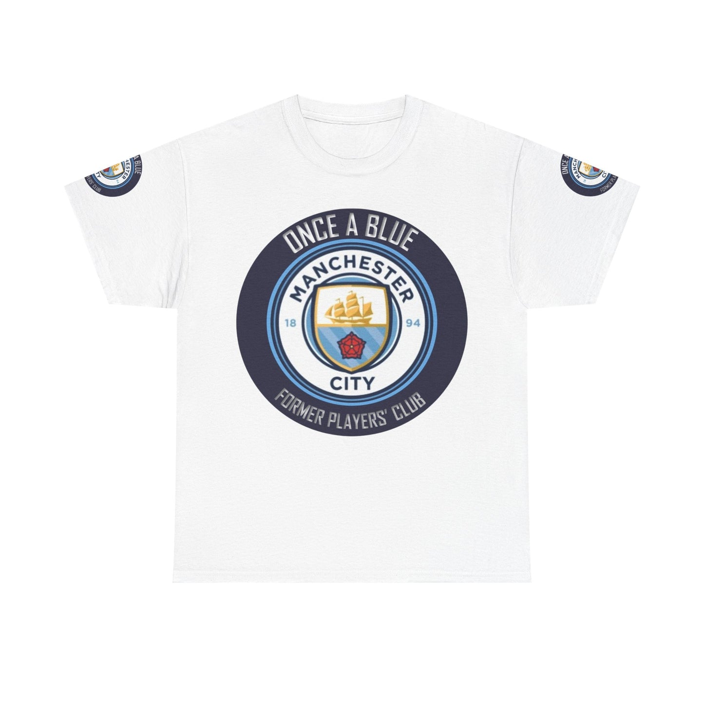 Manchester City 'Once A Blue' Tee — Former Players Club Football Shirt