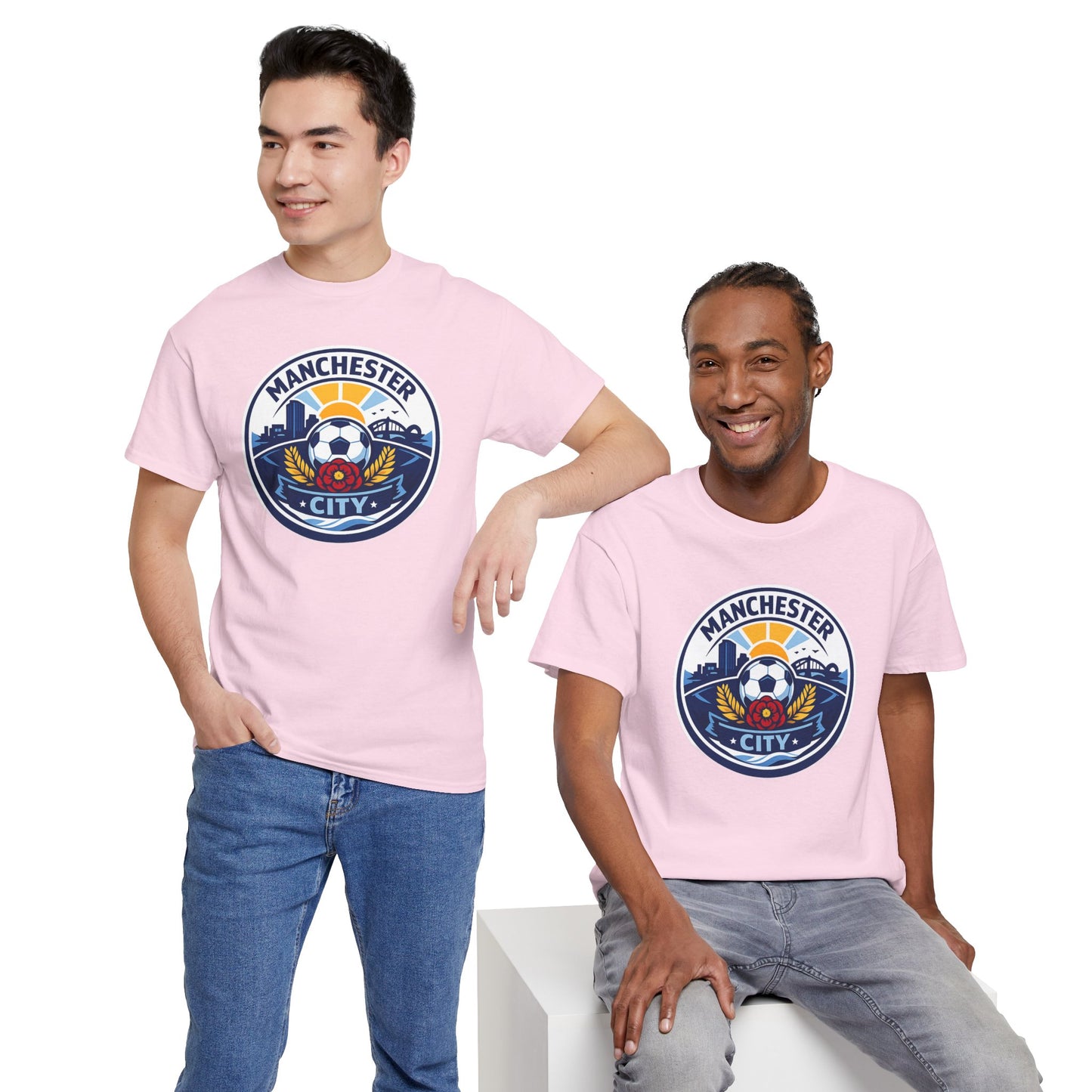 Manchester City Unofficial Soccer Logo T-Shirt — Football Fan Tee