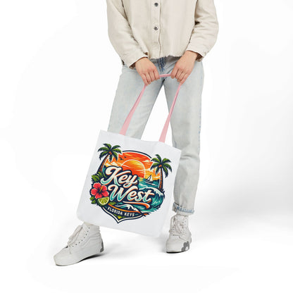 Key West Sunset Canvas Tote