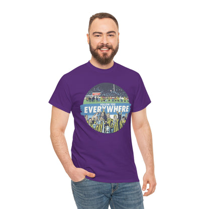 Manchester City T-Shirt — Follow Me Everywhere Soccer Fan Design