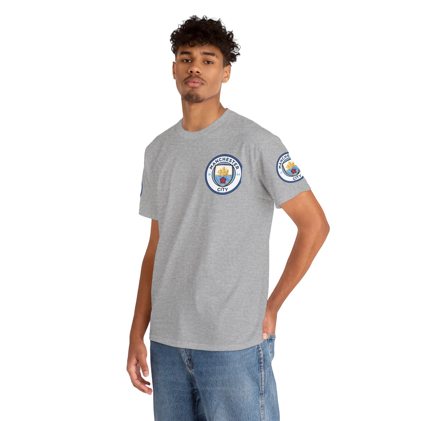 Manchester City Crest T-Shirt — Football Club Logo Tee