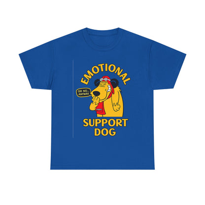 Emotional Support Dog T-Shirt — Cute Cartoon Comfort Pup Tee