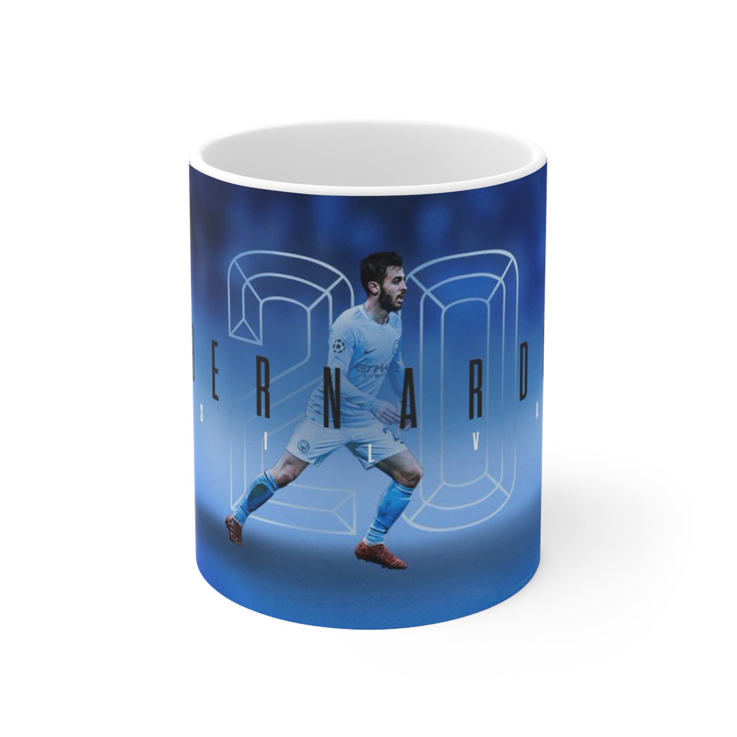 Bernardo Silva Manchester City Ceramic Coffee Cup