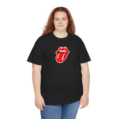 Rock Retro Red Tongue and Lips Graphic Tee