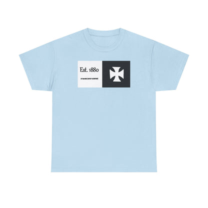 ST Mark's West Gorton (Manchester City) Est. 1880 Cross Logo T-Shirt