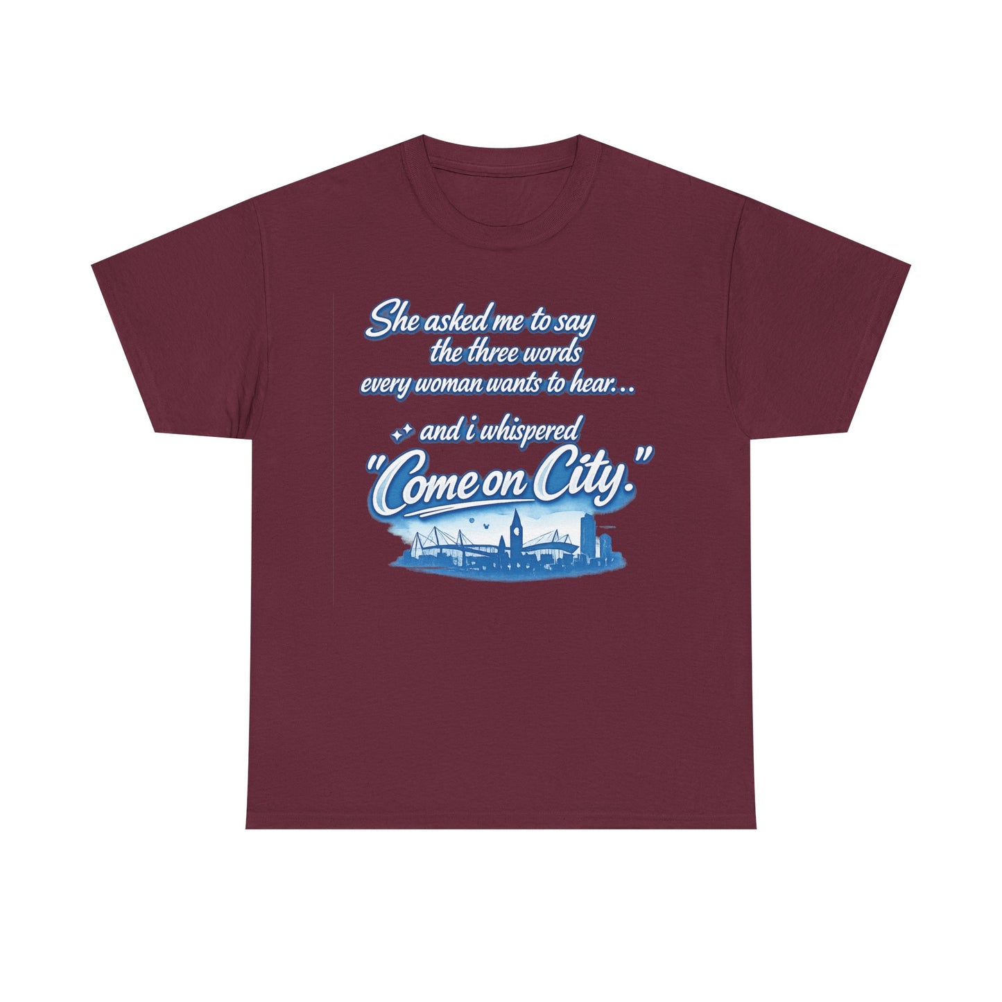 Come on City Skyline Tee — Retro Script Urban Pride T‑Shirt