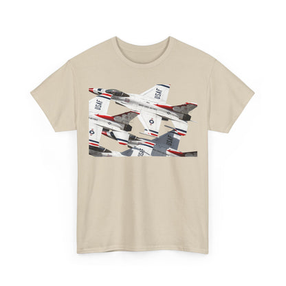Thunderbirds Jet Formation T‑Shirt — Military Aviation Fighter Jets Tee
