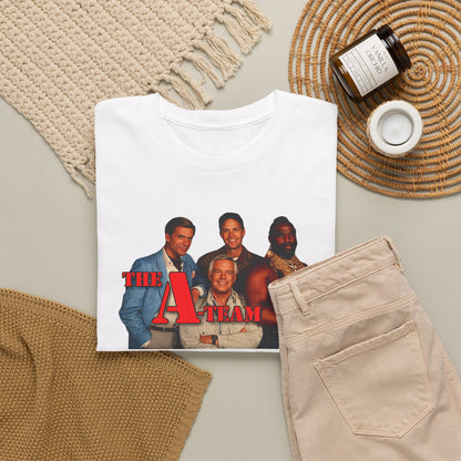 A-Team Graphic Tee — Retro TV Series Logo & Character Poster T-Shirt