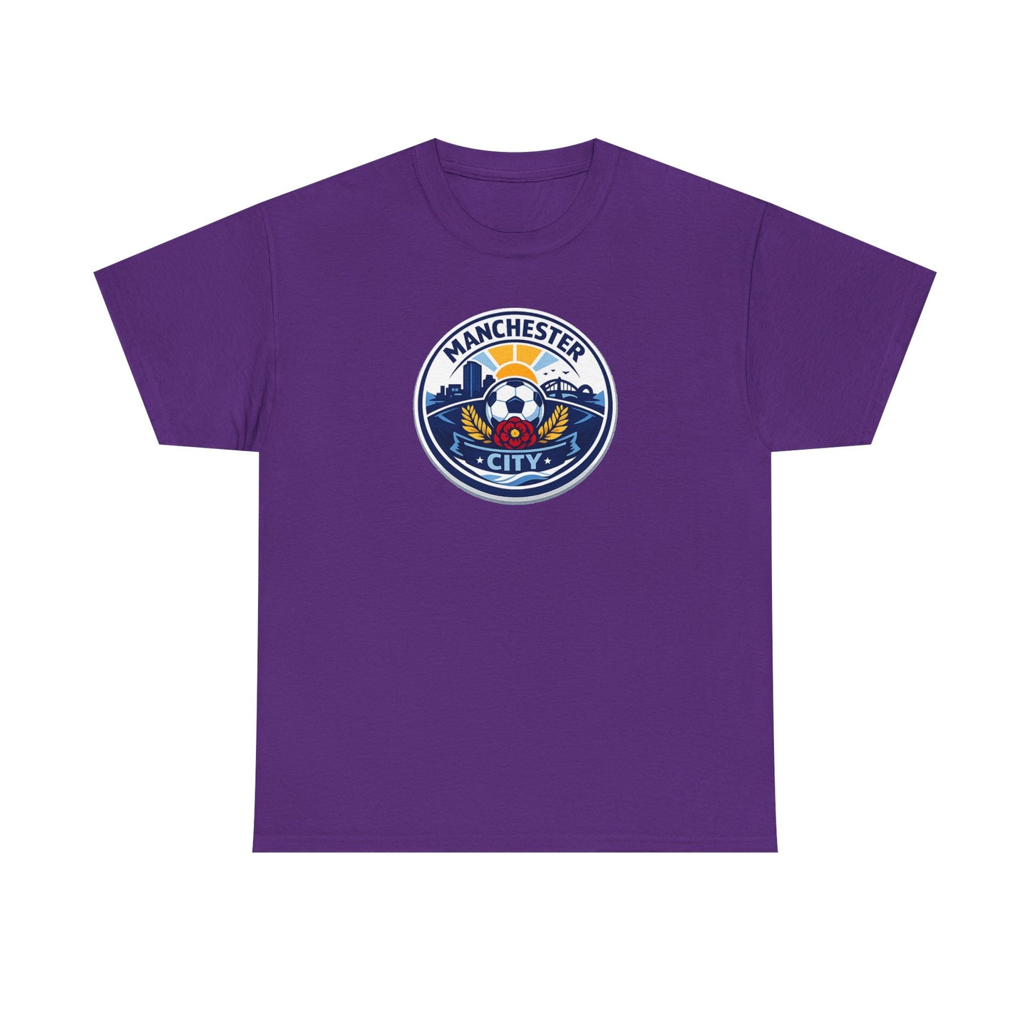 Manchester City Crest T-Shirt — Soccer Fan Tee