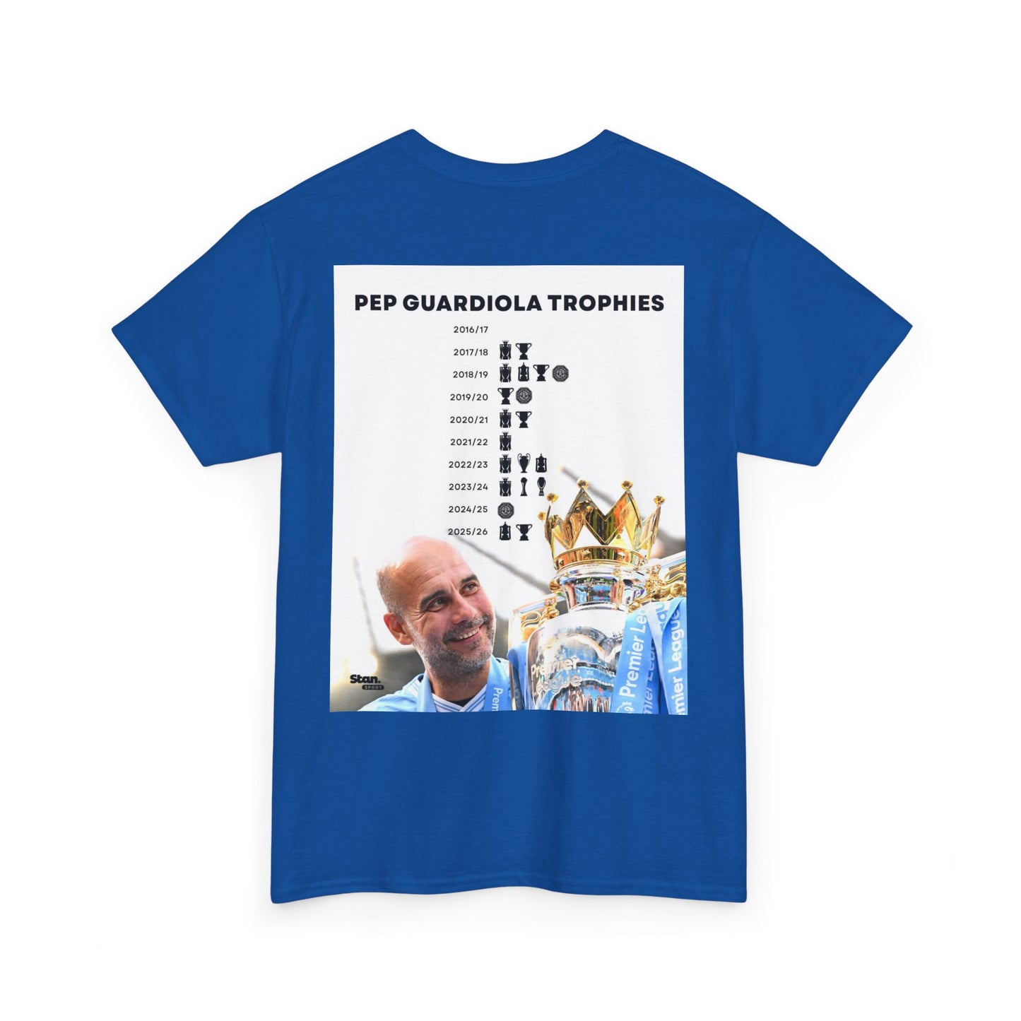 Pep Guardiola Trophies Graphic Tee