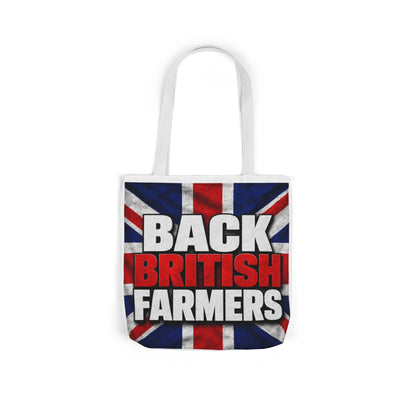 Back British Farmers Canvas Tote Bag — Union Jack Farming Support Tote