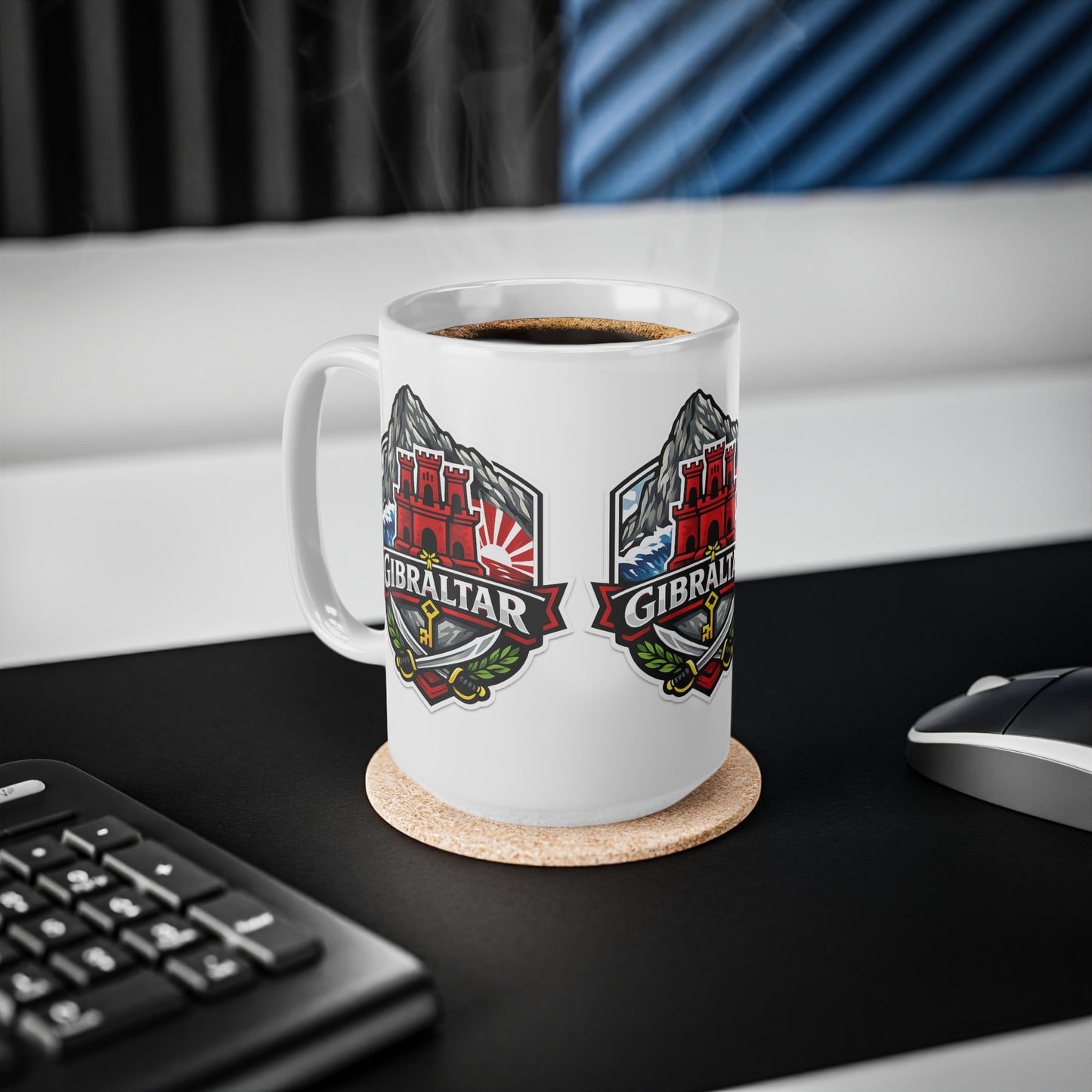 Gibraltar Ceramic Coffee Cups, 11oz, 15oz