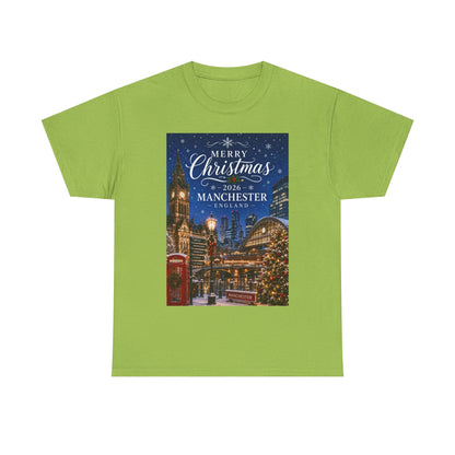 Manchester Christmas Tee — Merry Christmas 2026 Holiday T‑Shirt